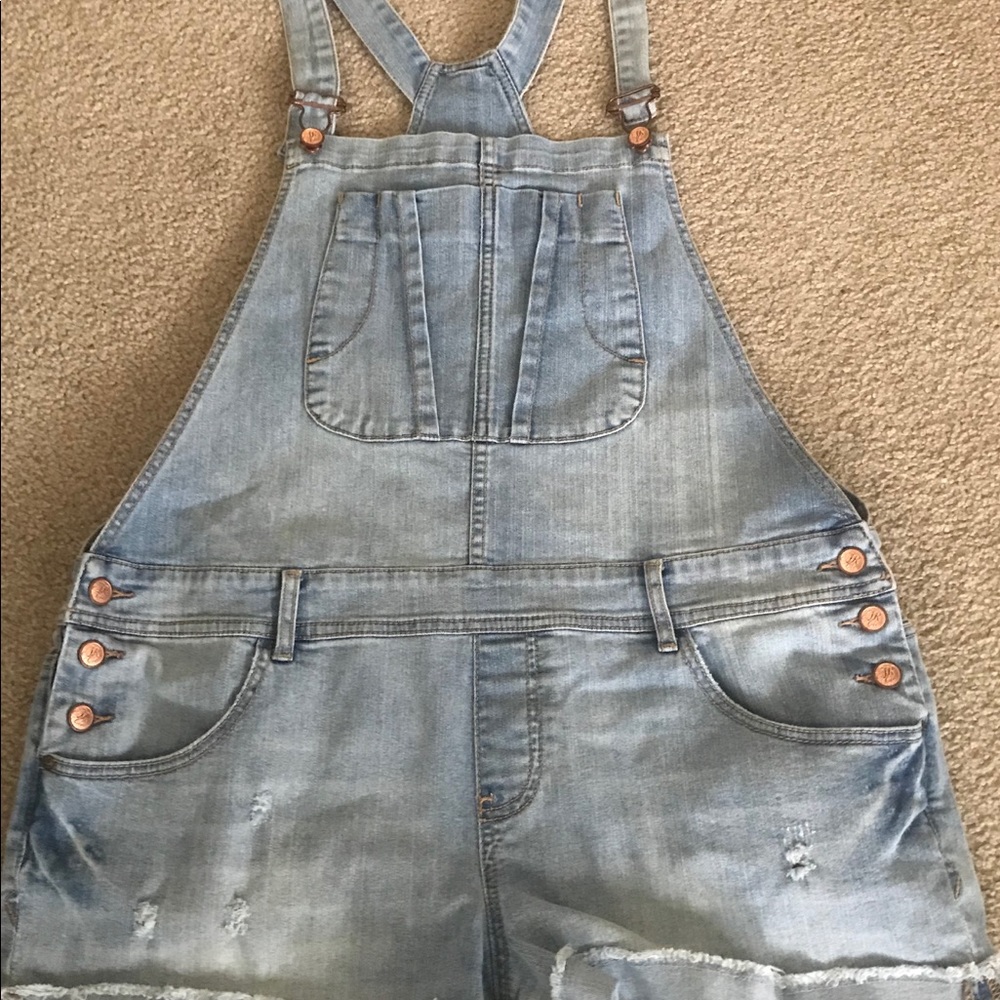 AMERICAN RAG OVERALLS SZ 13 CIL SHORTS
